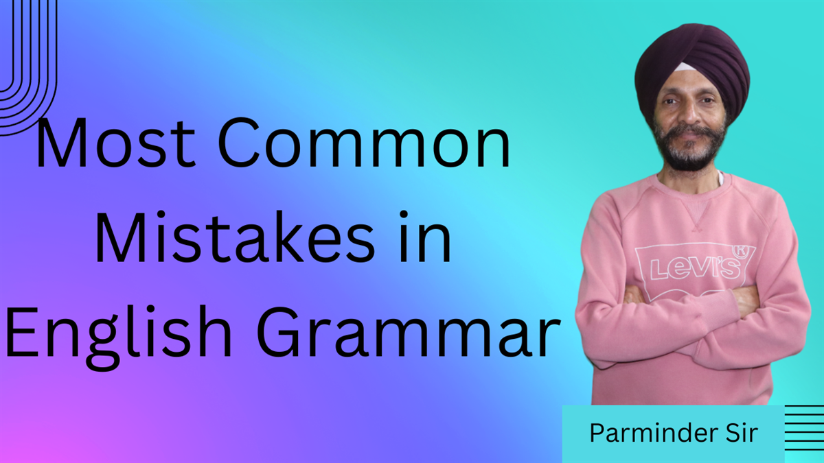 Most common mistakes in English Grammar