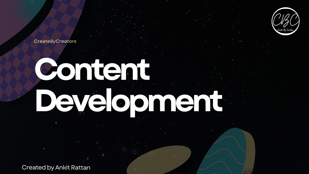 Content Development for Beginners